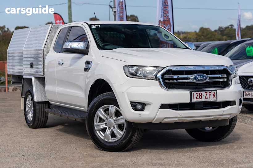 White 2019 Ford Ranger Ute Tray XLT 4X4