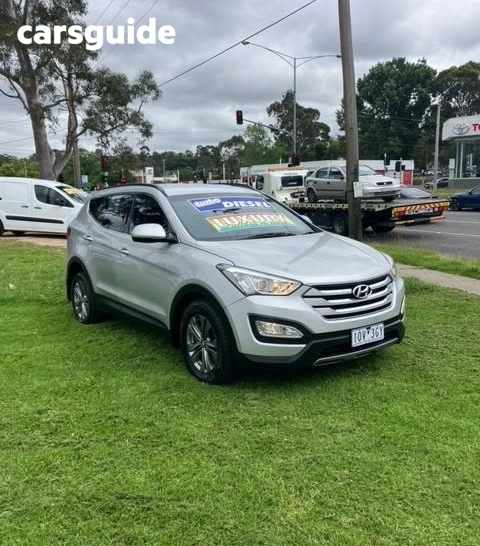 Silver 2015 Hyundai Santa FE Wagon Active Crdi (4X4)