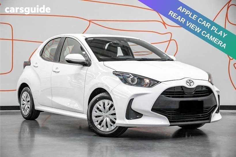 White 2020 Toyota Yaris Hatch ASCENT SPORT F