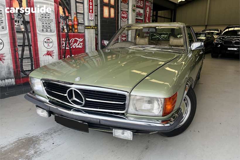 Green 1978 Mercedes-Benz 450SLC Coupe R