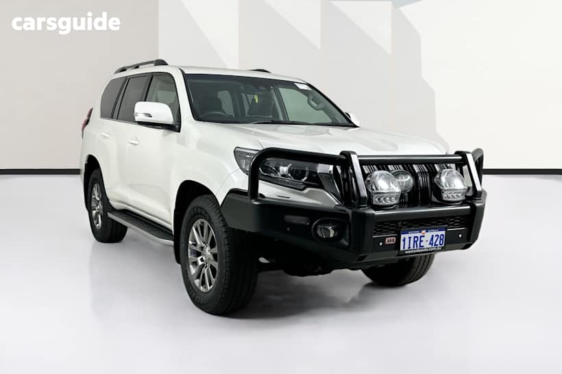 White 2018 Toyota Landcruiser Prado Wagon Vx (4X4)