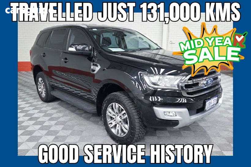 Black 2015 Ford Everest SUV TREND 4X4