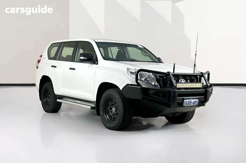White 2016 Toyota Landcruiser Prado Wagon Gx (4X4)