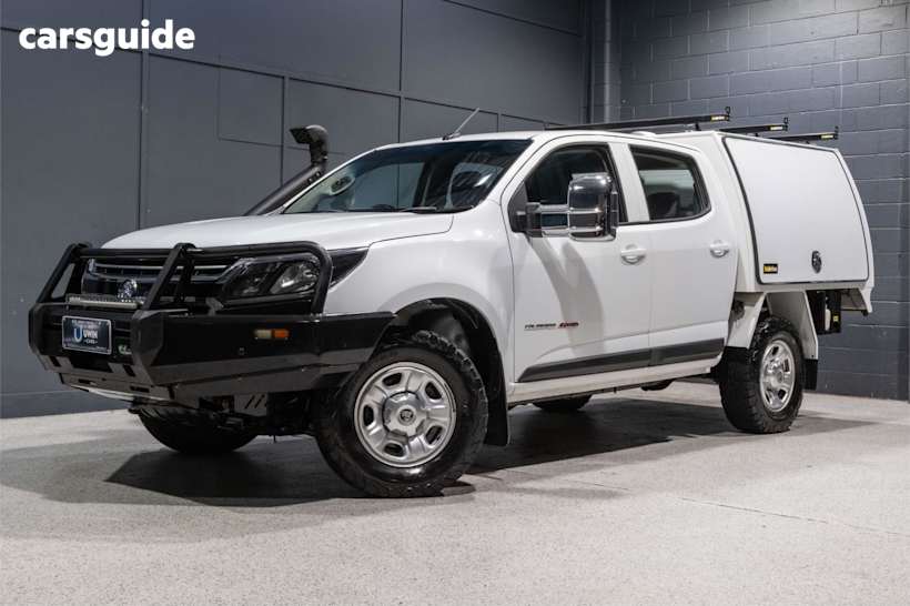 White 2018 Holden Colorado Ute Tray LS 4X4