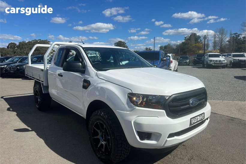 White 2021 Ford Ranger Ute Tray XL 4X4