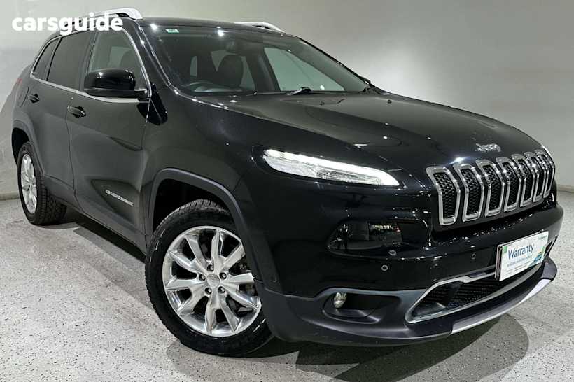 Black 2015 Jeep Cherokee SUV LIMITED 4X4