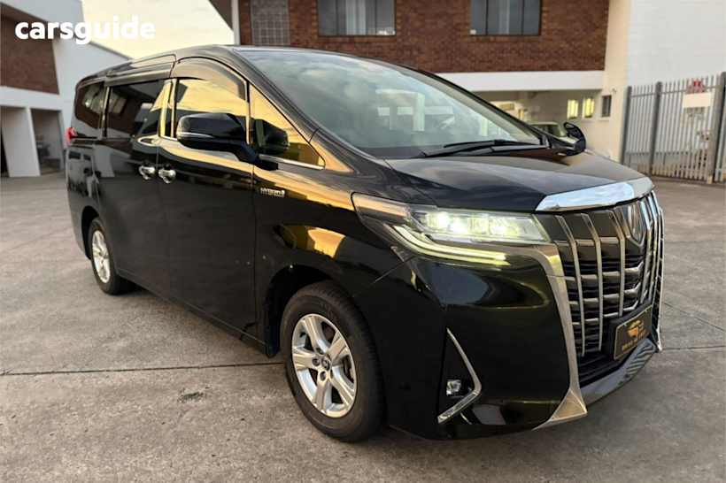 Black 2020 Toyota Alphard SUV X