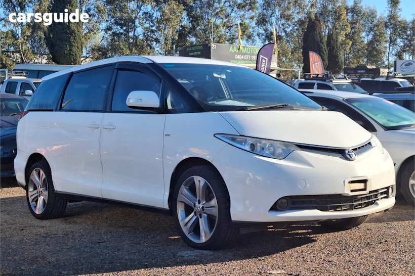 White 2008 Toyota Tarago SUV GLI F