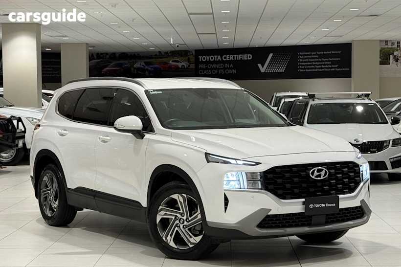 White 2021 Hyundai Santa FE Wagon Mpi (2Wd)