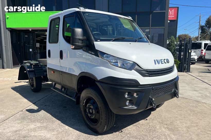 White 2020 Iveco Daily Crew Cab Chassis 70S18H 4X4 Srw (Wb3780) 7.0T