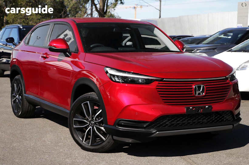 Red 2022 Honda HR-V SUV VI X F
