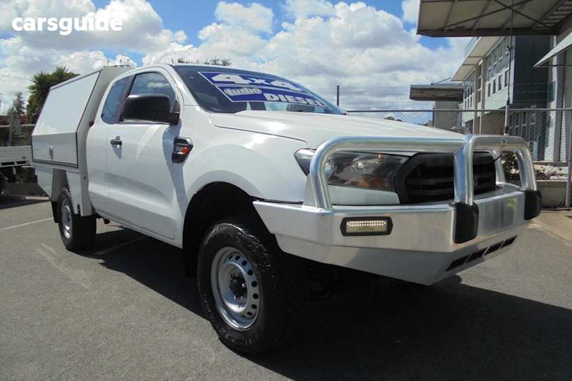 White 2019 Ford Ranger Ute Tray XL 4X4