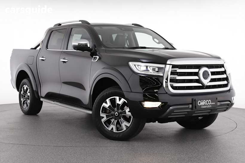 Black 2023 GWM UTE Ute Tray CANNON-L 4X4