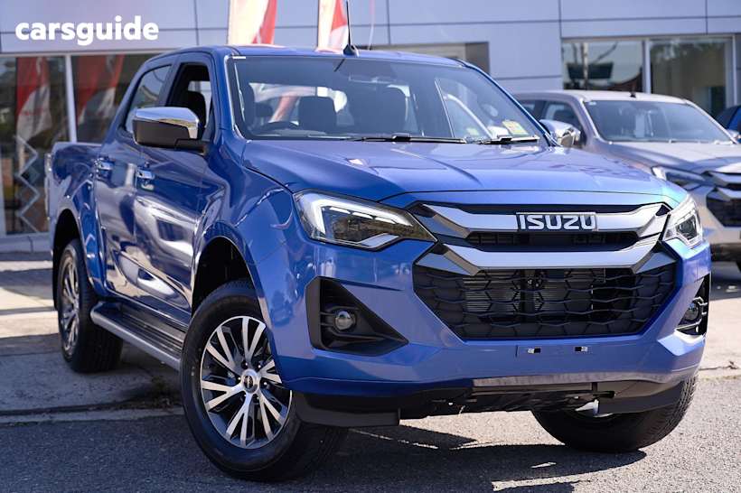 Blue 2025 Isuzu D-MAX Crew Cab Utility Ls-U+ (4X4)