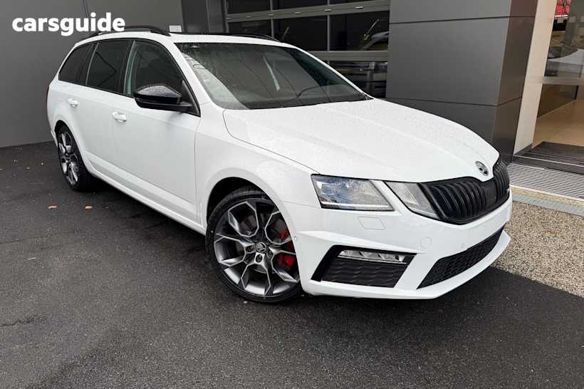 White 2019 Skoda Octavia SUV RS 180TSI F
