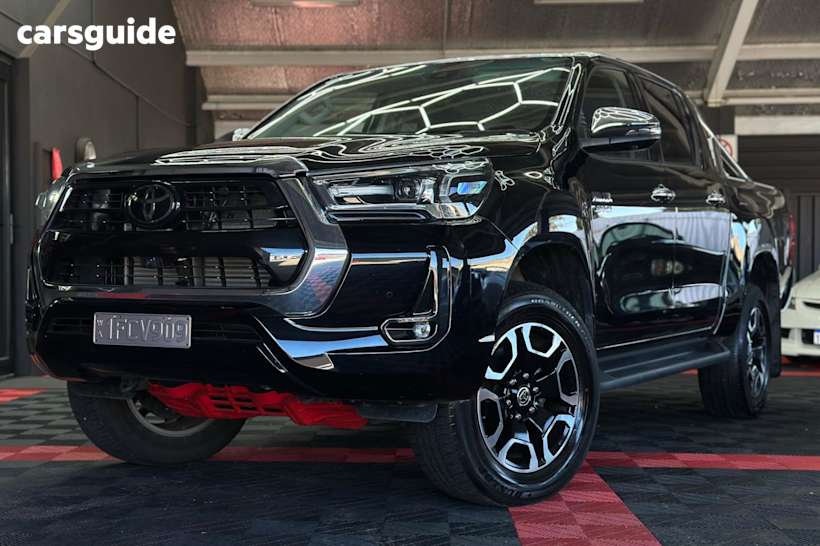 Black 2023 Toyota Hilux Ute Tray SR5 4X4
