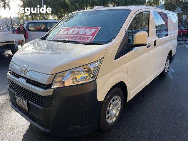 White 2022 Toyota HiAce Van Lwb