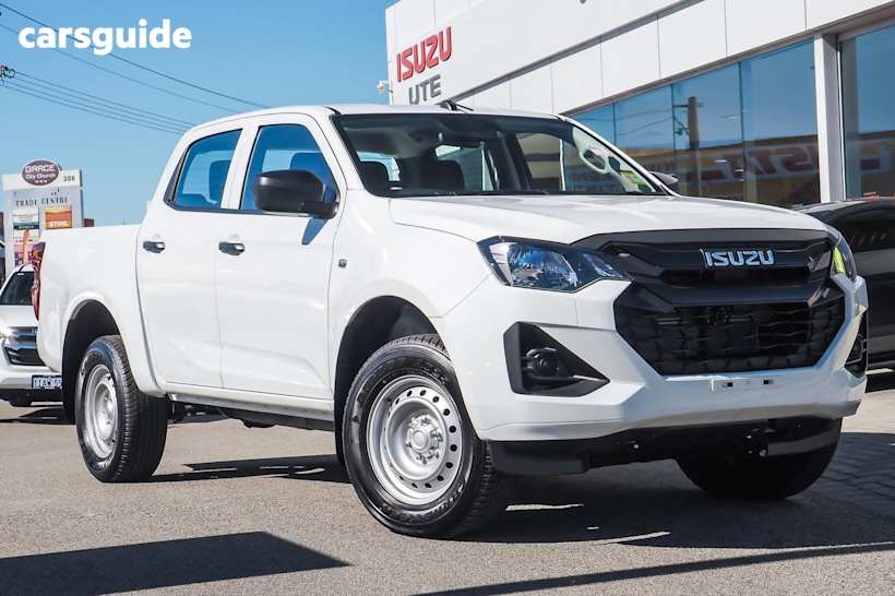 White 2025 Isuzu D-MAX Ute Tray SX 4X4