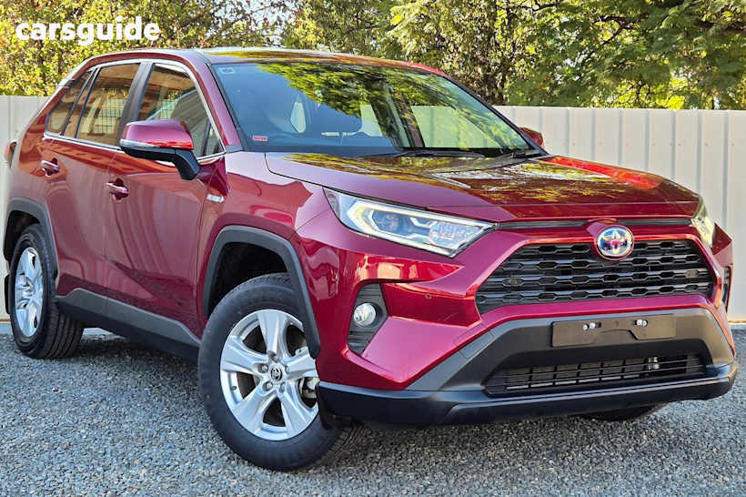 Red 2021 Toyota RAV4 SUV GX F