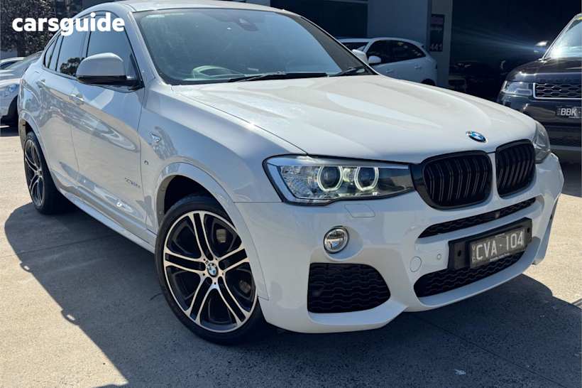 White 2017 BMW X4 Coupe Xdrive 35D