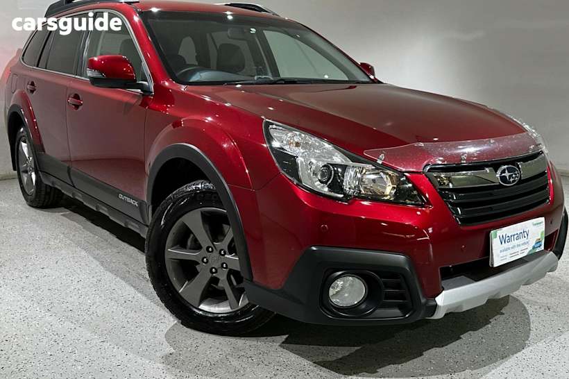 Red 2014 Subaru Outback SUV 2.5I 4WD