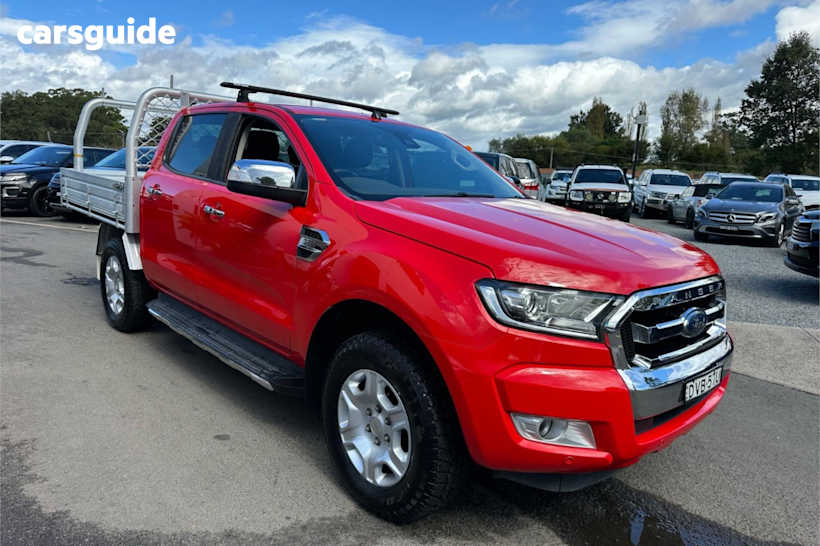 Red 2017 Ford Ranger Ute Tray XLT 4X4