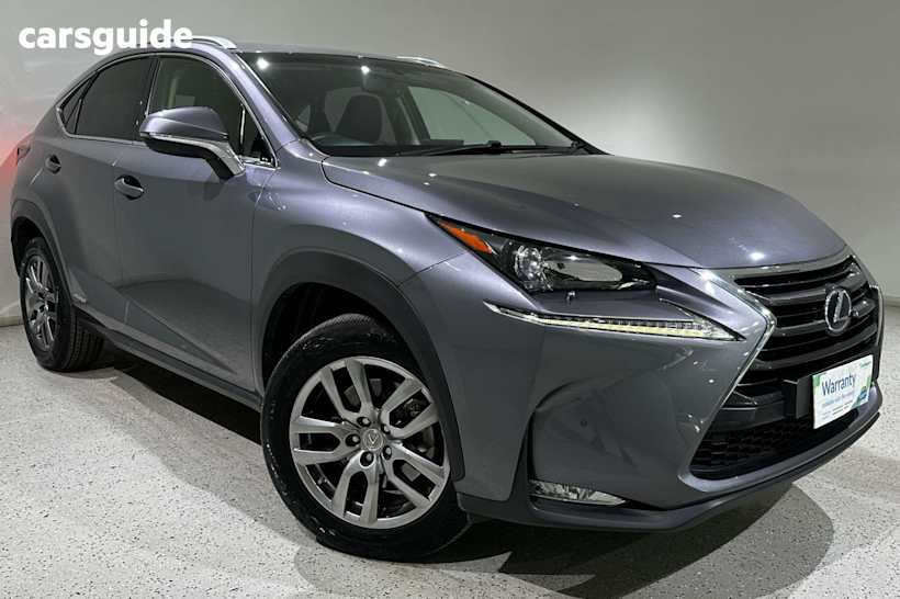 Grey 2015 Lexus NX SUV NX300H LUXURY F