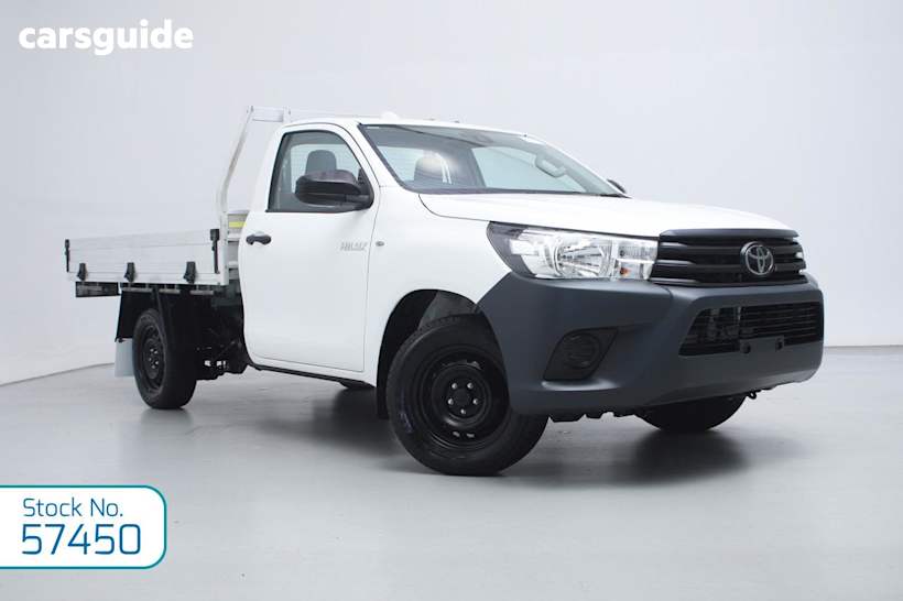 White 2021 Toyota Hilux Cab Chassis Workmate (4X2)