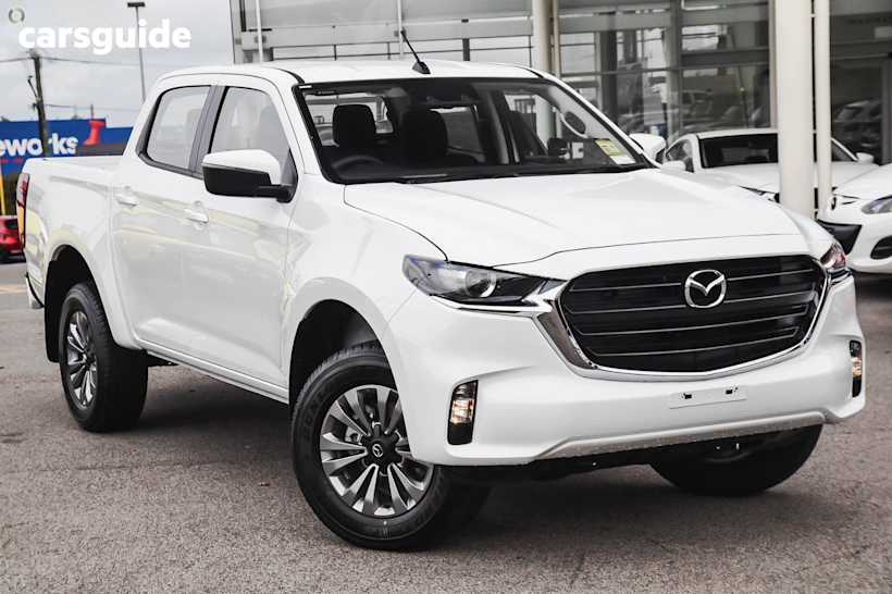 White 2024 Mazda BT-50 Ute Tray XT 4X4