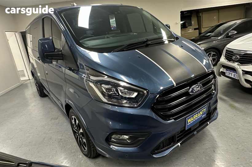 Blue 2020 Ford Transit Custom Van 340L (Lwb)