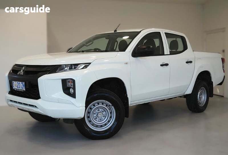 White 2020 Mitsubishi Triton Ute Tray GLX 4X4
