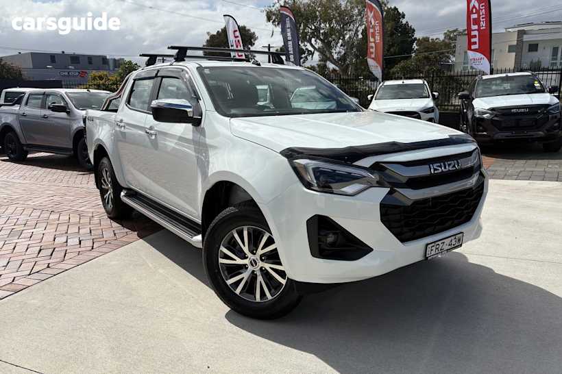 White 2025 Isuzu D-MAX Ute Tray LS-U 4X4