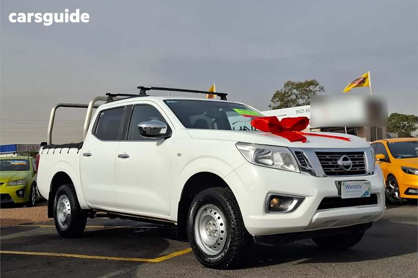 White 2018 Nissan Navara Ute Tray RX R