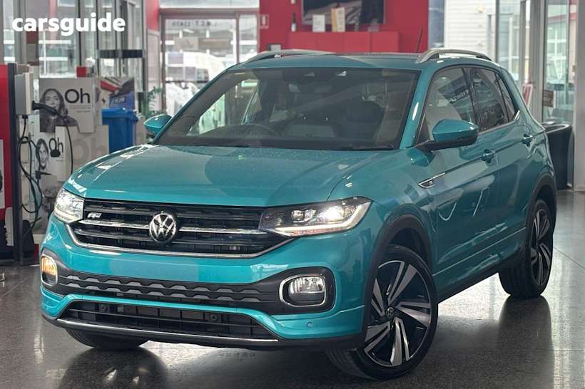 Blue 2022 Volkswagen T-Cross SUV 85TSI STYLE F