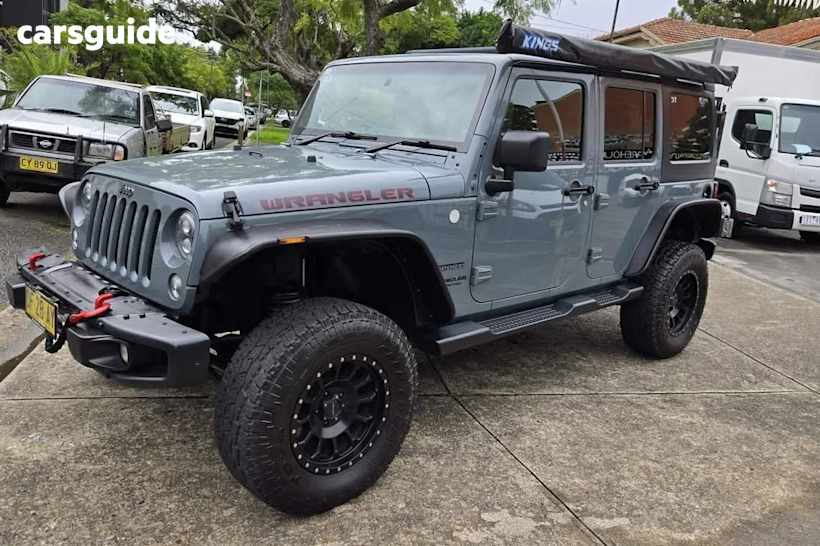 Grey 2014 Jeep Wrangler Softtop Unlimited Sport (4X4)