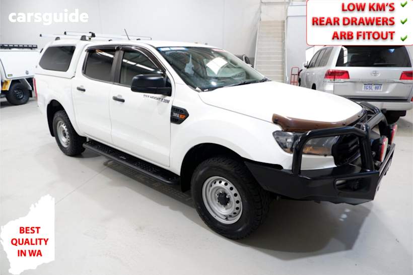 White 2020 Ford Ranger Ute Tray XL 4X4