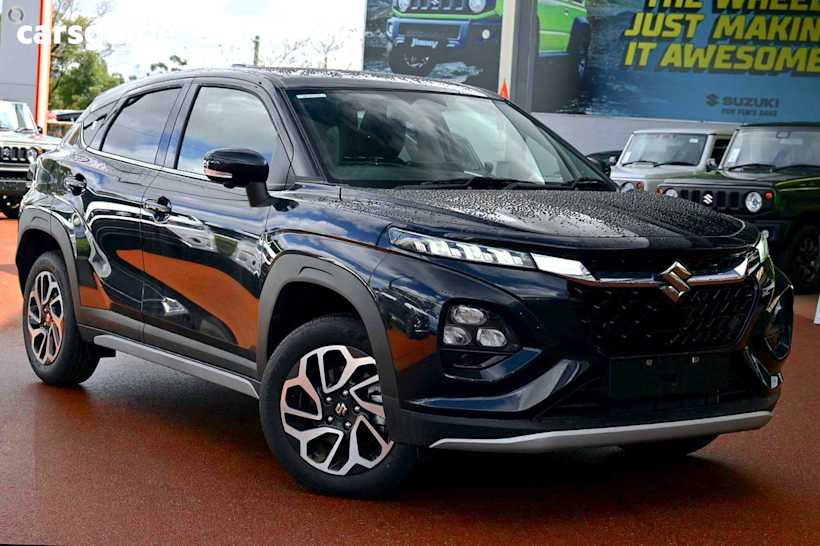 Black 2025 Suzuki Fronx SUV HYBRID F