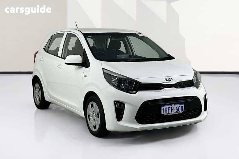 White 2021 Kia Picanto Hatchback S (Pe)