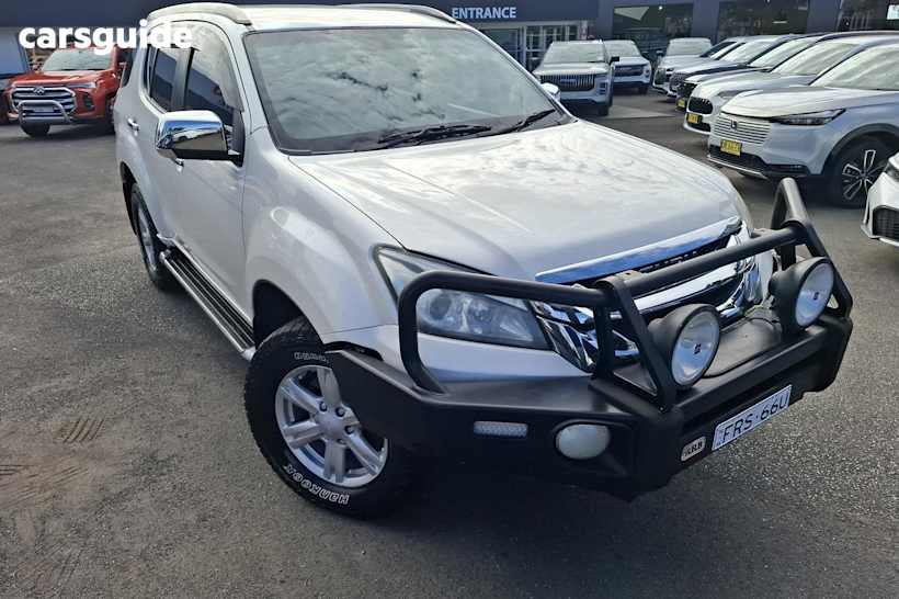 White 2015 Isuzu MU-X Wagon Ls-T (4X4)