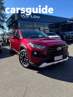 Red 2021 Toyota RAV4 SUV EDGE 4X4