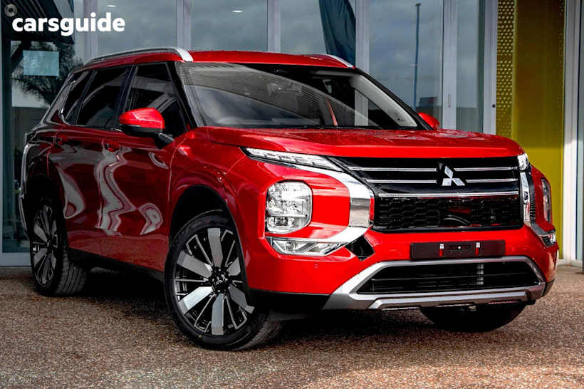 Red 2025 Mitsubishi Outlander Wagon Aspire 7 Seat (2Wd)