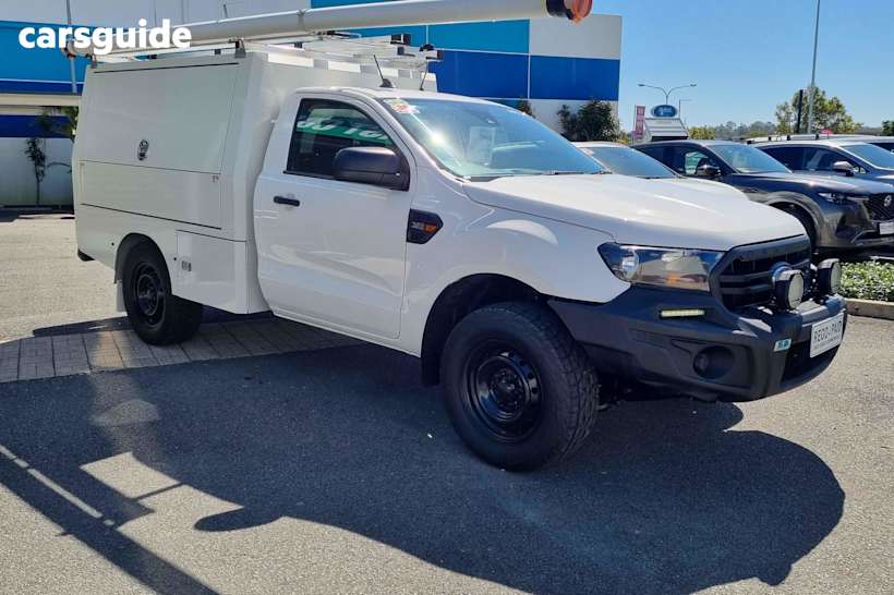 White 2021 Ford Ranger Ute Tray XL 4X4