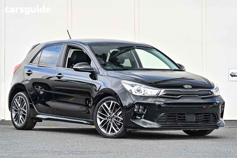 Black 2019 Kia RIO Hatch GT-LINE F