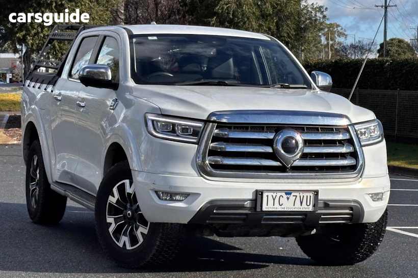 White 2021 GWM UTE Ute Tray CANNON-L 4X4