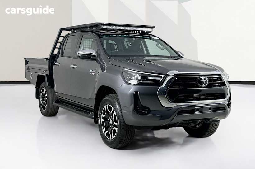 Grey 2024 Toyota Hilux Double Cab Chassis Sr5 (4X4)