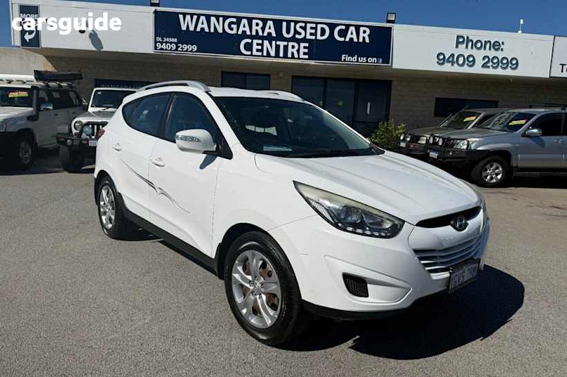 White 2014 Hyundai IX35 Wagon Active (Fwd)