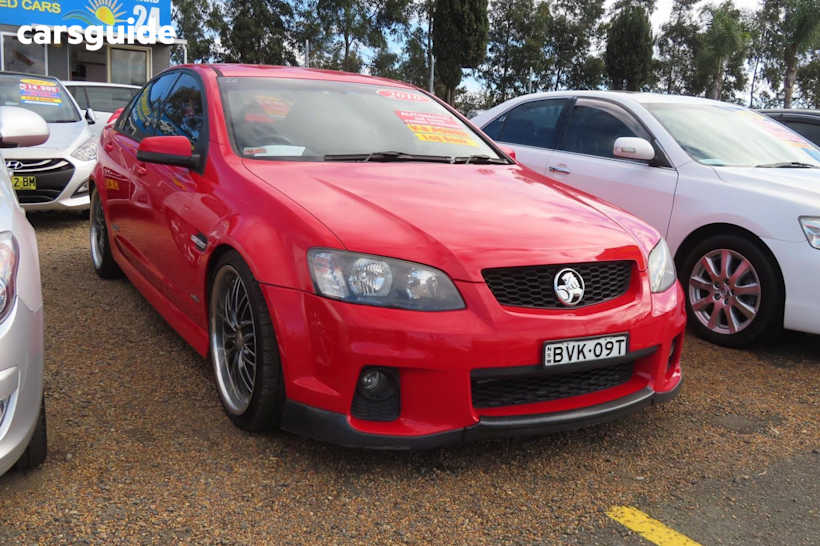 Red 2010 Holden Commodore Sedan Ss