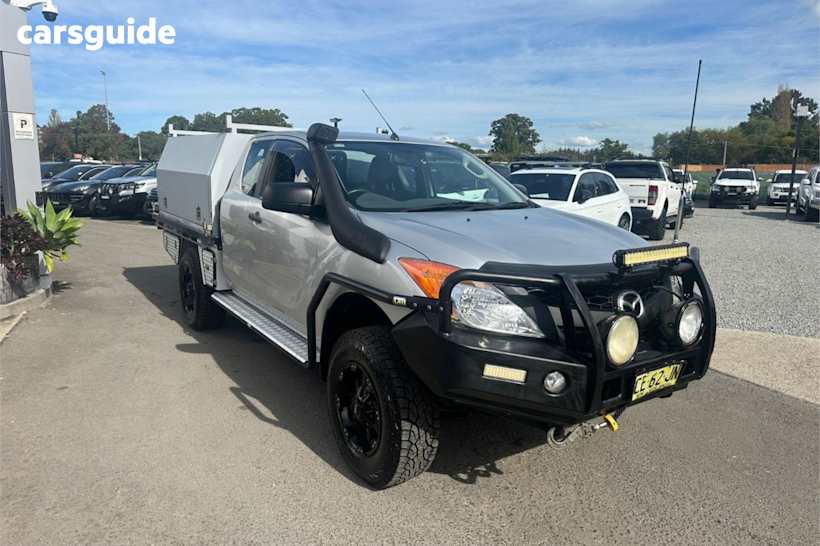 Silver 2013 Mazda BT-50 Ute Tray XT 4X4