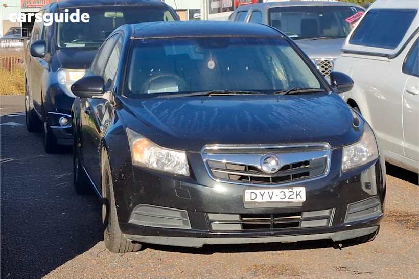 Black 2010 Holden Cruze Sedan CD F