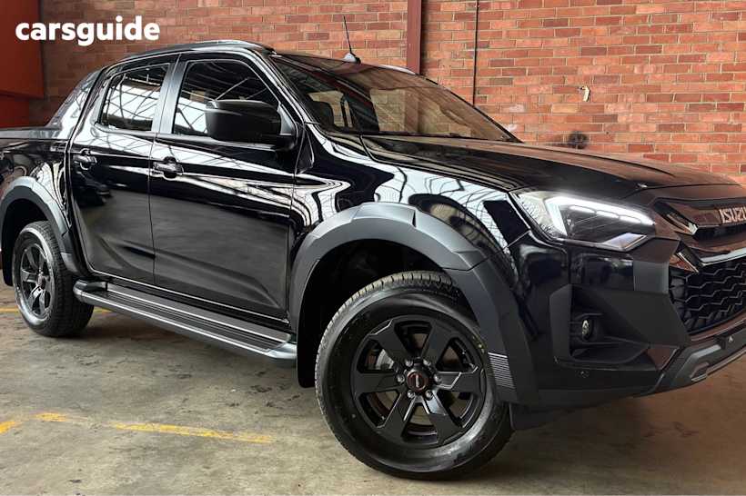 Black 2025 Isuzu D-MAX Crew Cab Utility X-Terrain (4X4)